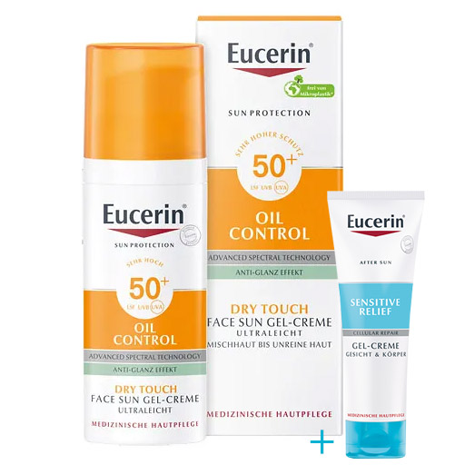 EUCERIN Sun Gel-Creme Oil Contr. Anti-Gl. Eff. LSF50+ 50 ml