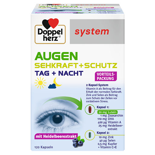 DOPPELHERZ Augen Sehkraft+Schutz system Kapseln 120 St  
