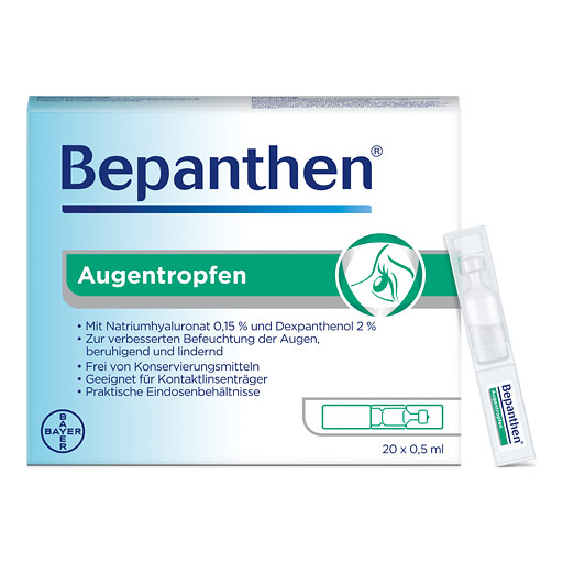 BEPANTHEN Augentropfen 20x0,5 ml