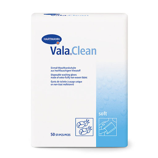 VALACLEAN soft Einmal-Waschhandschuhe 50 St