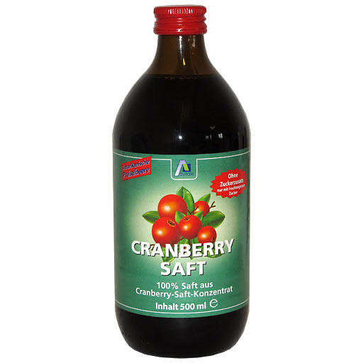 CRANBERRY SAFT 100% Frucht 500 ml