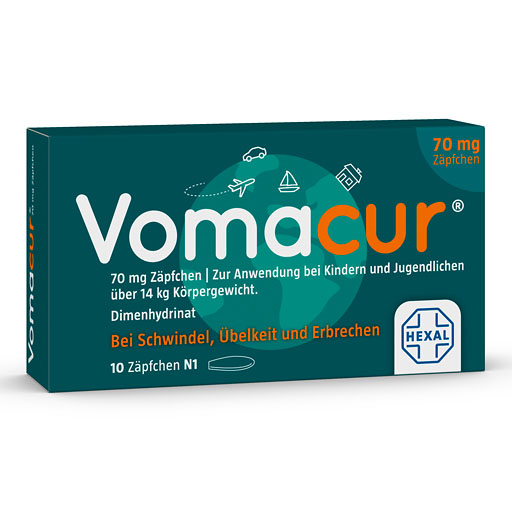 VOMACUR 70 Suppositorien* 10 St