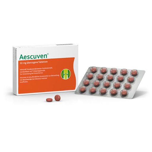 AESCUVEN Rosskastanie bei Venenleiden überzogene Tabletten* 100 St