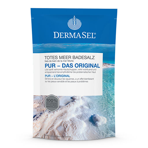 DERMASEL Totes Meer Badesalz Pur 500 g
