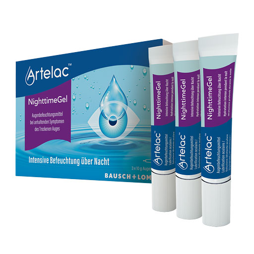 ARTELAC Nighttime Gel Befeuchtung über Nacht 3x10 g