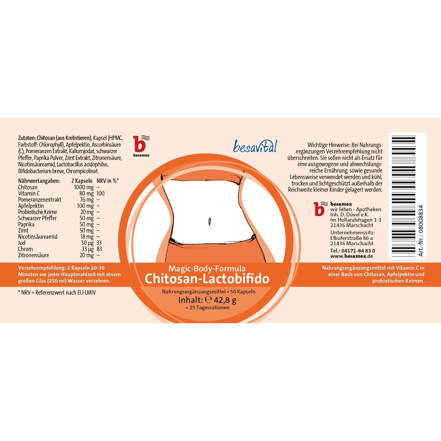 besavital Chitosan-Lactobifido