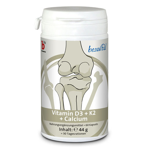 besavital Vitamin D3+K2 + Calcium 60 St  