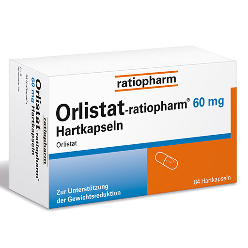 ORLISTAT-ratiopharm 60 mg - zur Unterstützung beim Abnehmen* 84 St