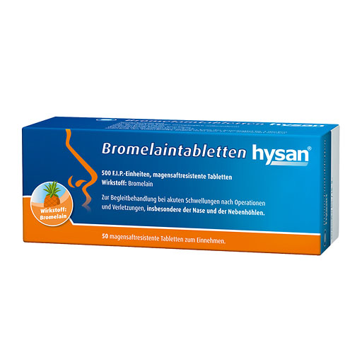 BROMELAIN TABLETTEN hysan magensaftres. Tabletten* 20 St