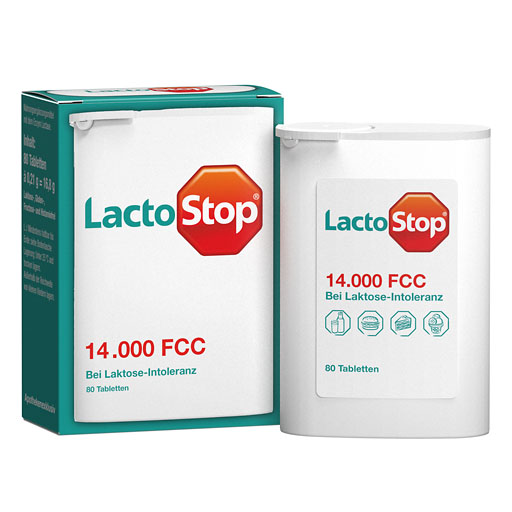 LACTOSTOP 14.000 FCC Tabletten Spender 80 St  