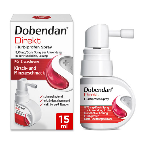 DOBENDAN Direkt Flurbiprofen Spray 8,75mg/Dos. Mund* 15 ml