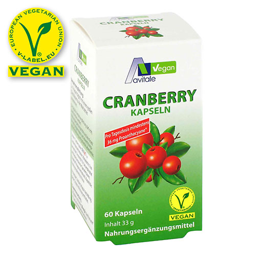 CRANBERRY VEGAN Kapseln 400 mg 60 St  
