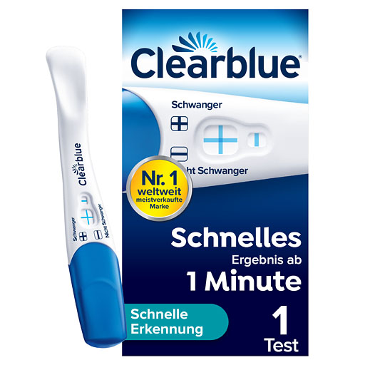 CLEARBLUE Schwangerschaftstest schnelle Erkennung 1 St