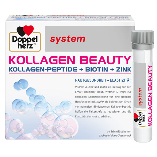 DOPPELHERZ Kollagen Beauty system Trinkfläschchen 30 St  