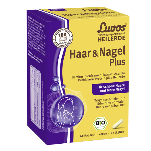 LUVOS Heilerde Bio Haar & Nagel Plus Kapseln 60 St  