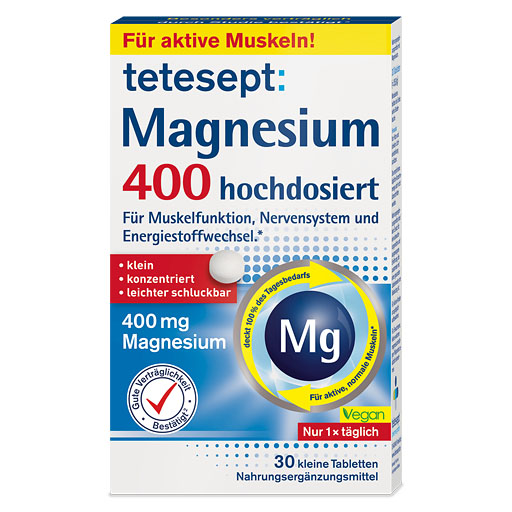 TETESEPT Magnesium 400 hochdosiert Tabletten 30 St  