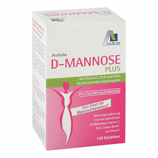D-MANNOSE PLUS 2000 mg Tabl. m. Vit. u. Mineralstof. 120 St  