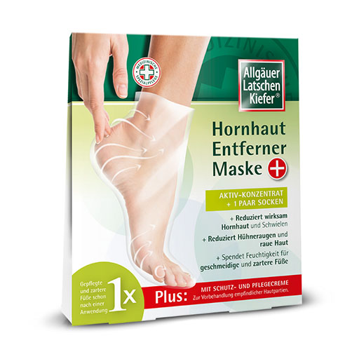 ALLGÄUER LATSCHENK. Hornhaut Entferner Maske plus 1 P
