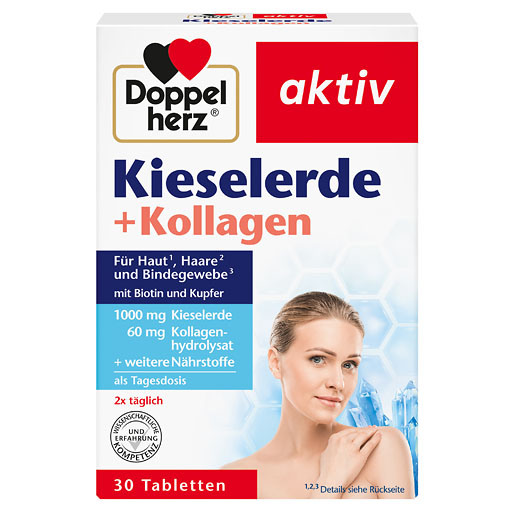 DOPPELHERZ Kieselerde+Kollagen Tabletten 30 St  