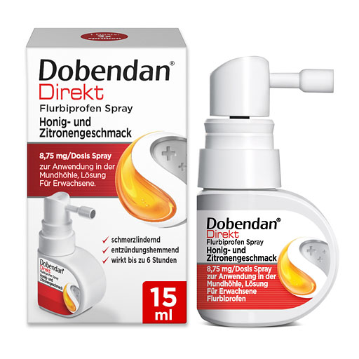 DOBENDAN Direkt Flurbiprofen Spray Honig & Zitrone* 15 ml
