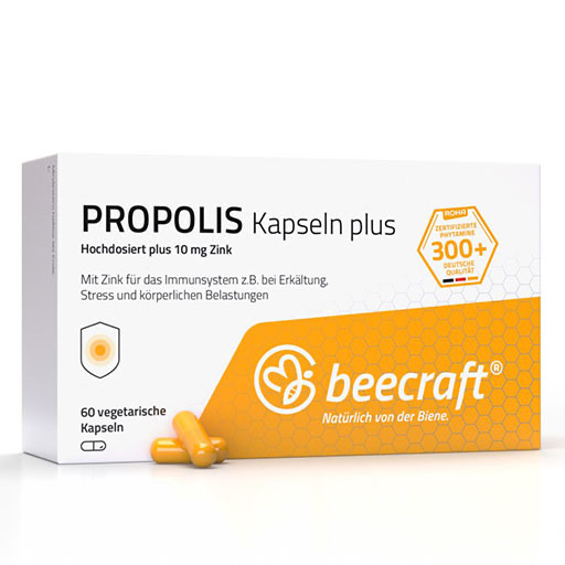 BEECRAFT Propolis Kapseln Plus 60 St