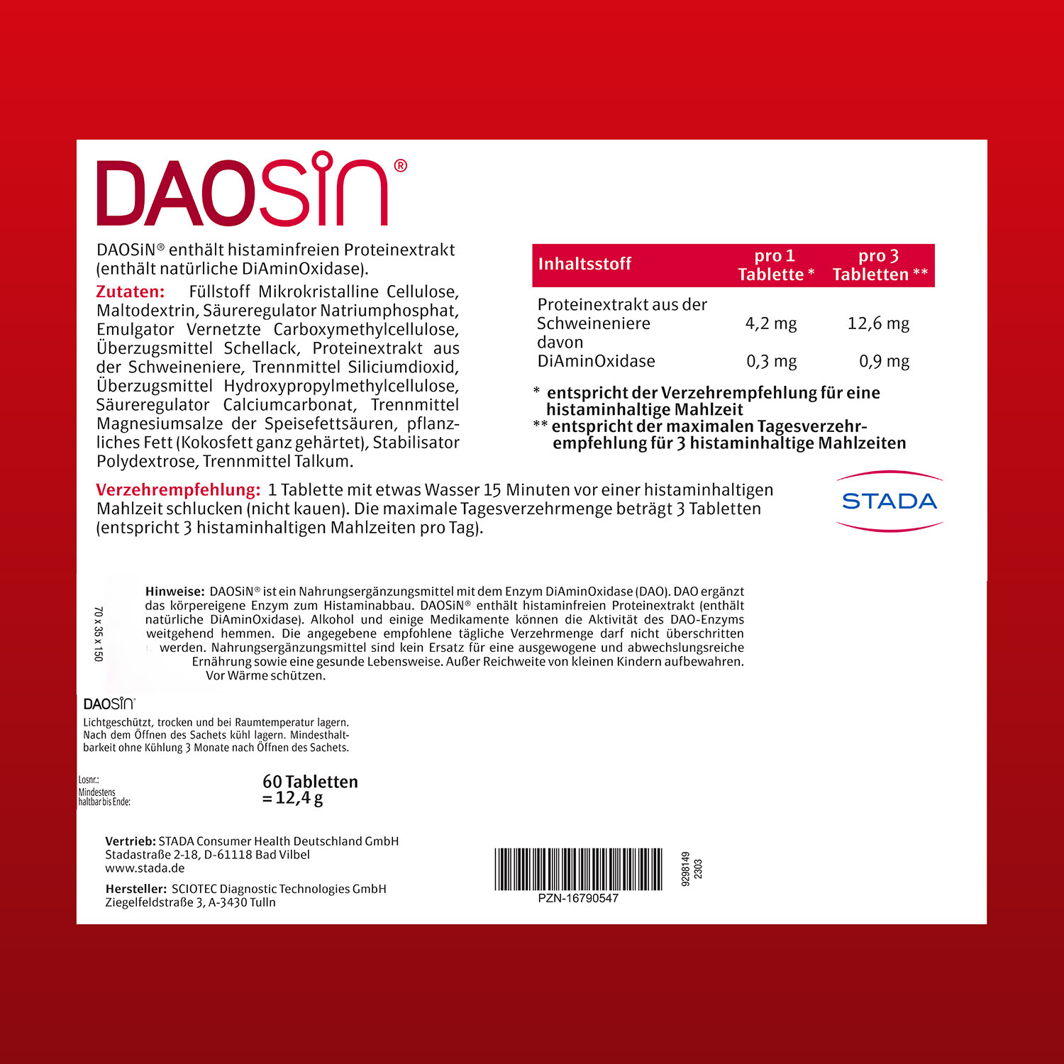 DAOSIN Tabletten