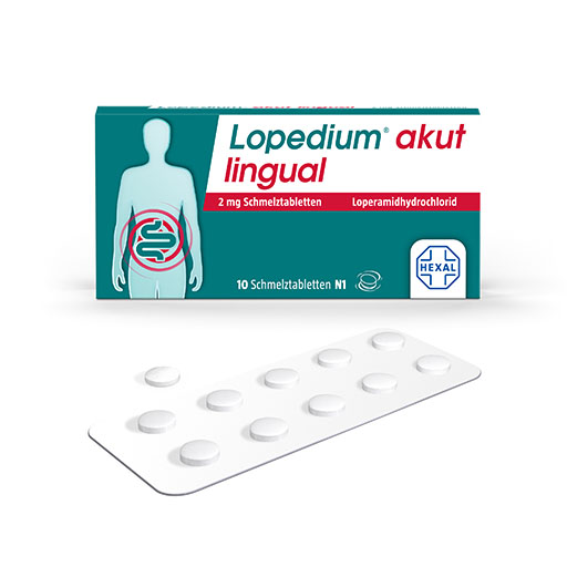LOPEDIUM akut lingual 2 mg Schmelztabletten* 10 St