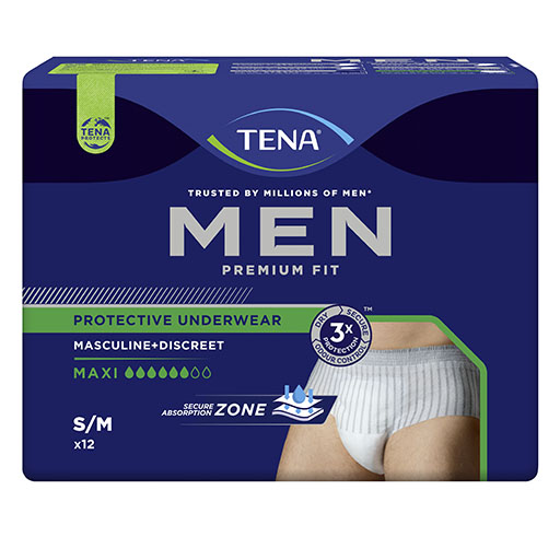 TENA MEN Premium Fit Inkontinenz Pants maxi S/M 12 St