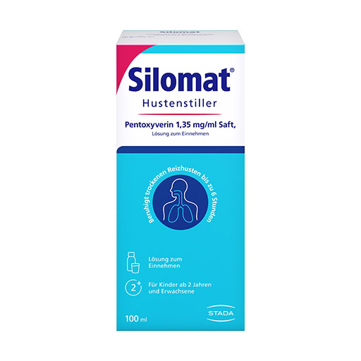 SILOMAT Hustenstiller Pentoxyverin 1,35 mg/ml Saft* 100 ml