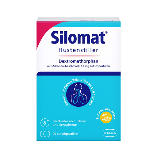 SILOMAT Hustenstiller DMP Zitron.-Geschm.7,7mg LUP* 20 St