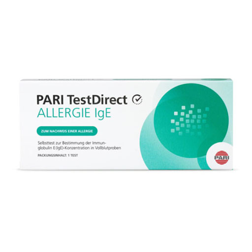 PARI TestDirect ALLERGIE IgE Selbsttest Blut 1 St