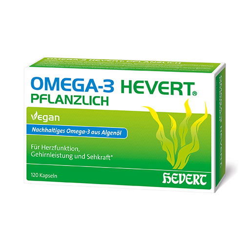 OMEGA-3 HEVERT pflanzlich Weichkapseln 120 g